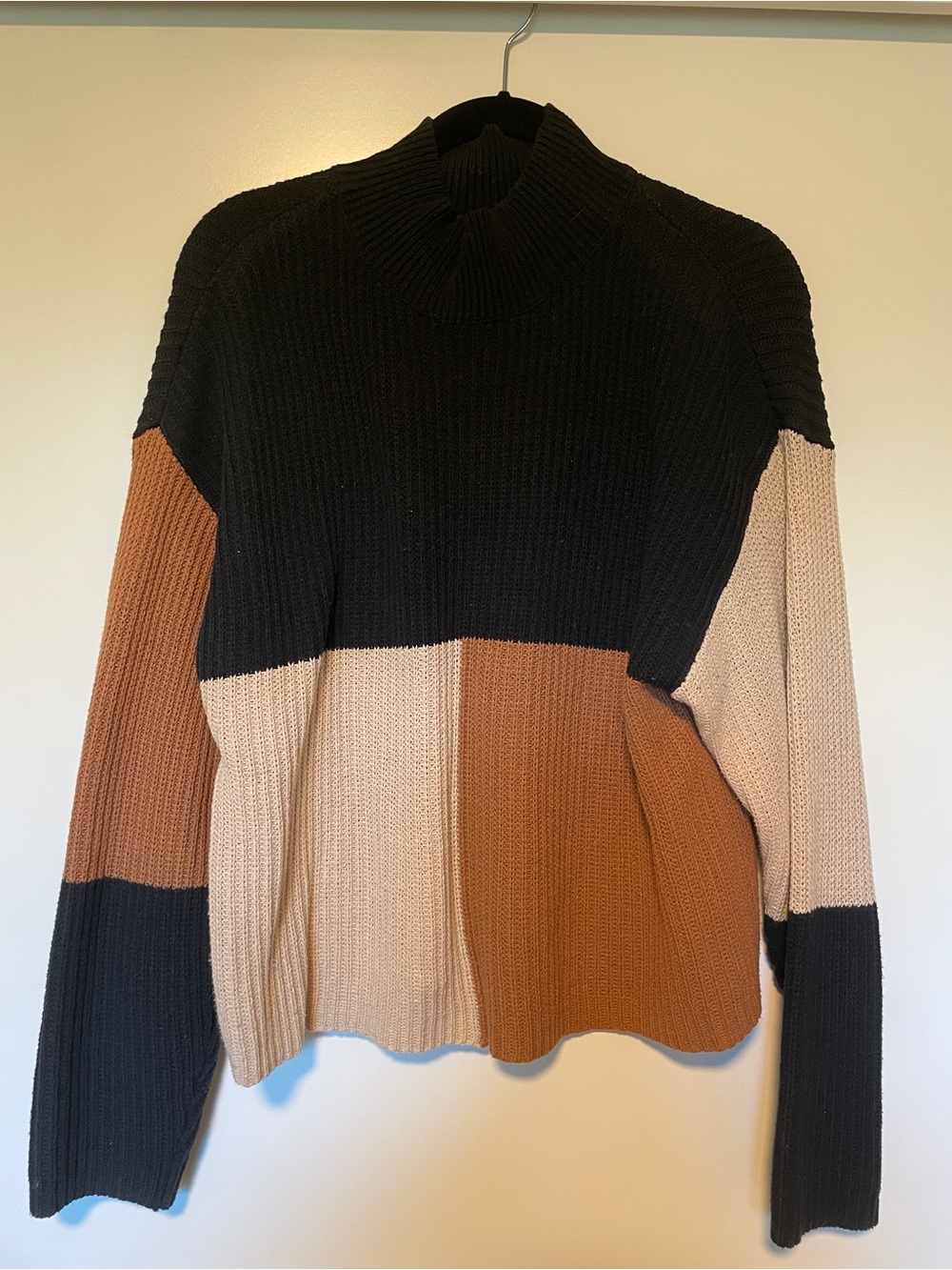 Color block sweater